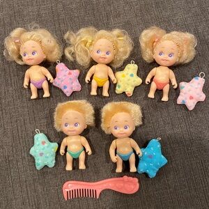 Vintage 1992 Tyco Quints Dolls - Blonde Hair     toy toys kids girls babies doll